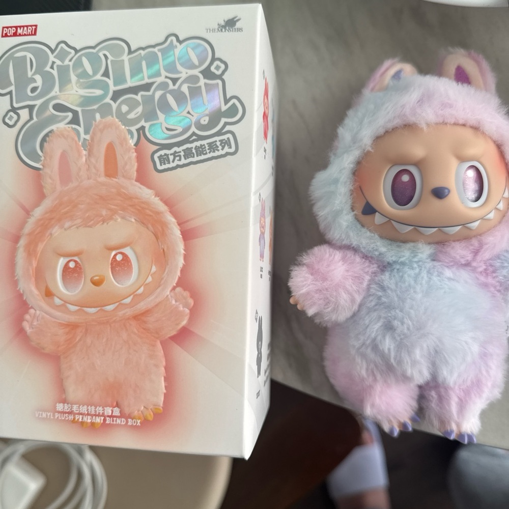 Authentic Labubu luck big into energy